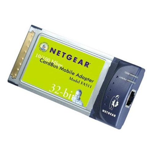 FA511 - NetGear 10/100Mbps 32-Bit PCMCIA Network Card