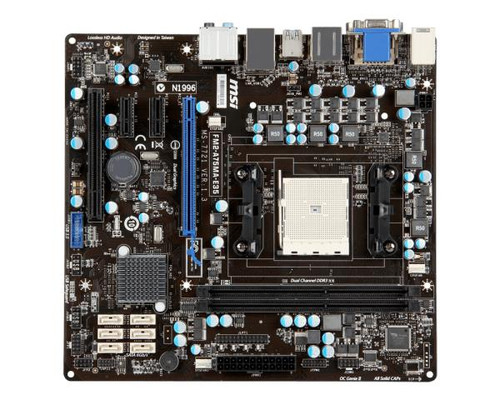 FM2-A75MA-E35-A1 - MSI Socket FM2 A75 DDR3 Micro-ATX Motherboard