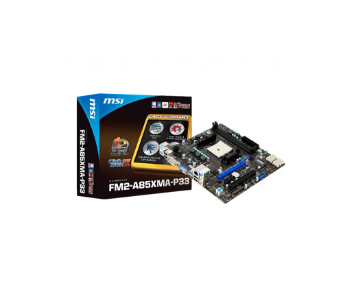 FM2-A85XMA-P33 - MSI Socket FM2 AMD A85X Micro-ATX Motherboard