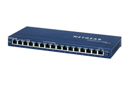 FS116PNA - NetGear 16-Port PoE 10/100 Fast Ethernet Network Switch