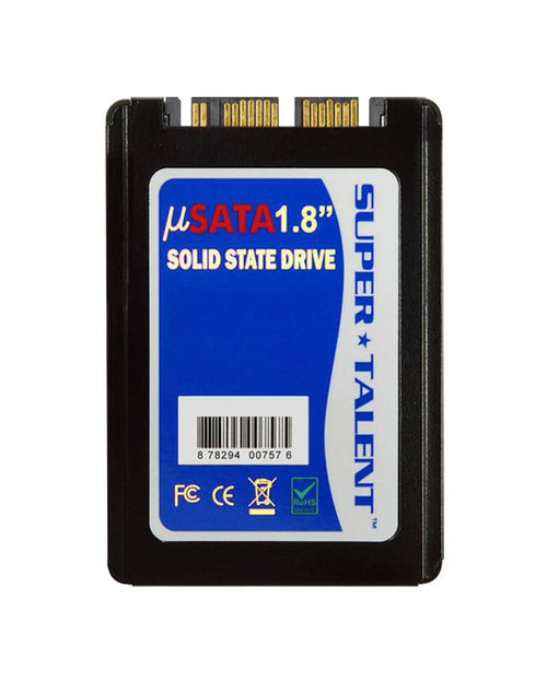 Super Talent MasterDrive KX 64GB SLC SATA 3Gbps uSATA 1.8 SSD - Compatible with ProLiant DL360p Gen8 servers