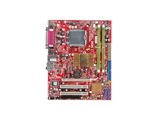 G41M4-F - MSI LGA775 Intel G41 DDR2 Micro-ATX Motherboard