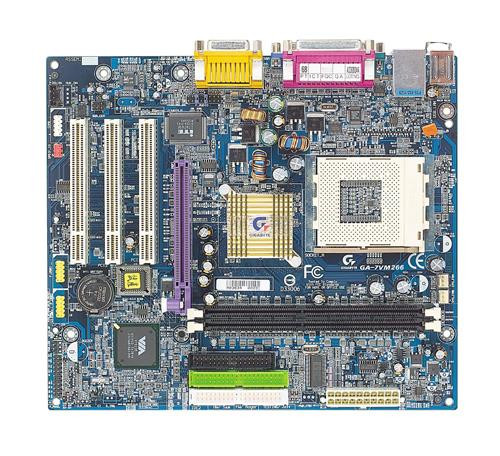 GA-7VM266 Gigabyte Socket A VIA KM266/ VIA 8235 Chipset AMD Athlon XP/ Athlon/ Duron Processors Support DDR2 2x DIMM 2x SATA Micro-ATX Motherboard (