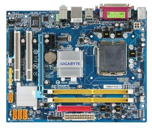 GA-945GCM-S2L Gigabyte Intel 945GC+ ICH7 Chipset Socket LGA775 Core2 Extreme/Core2 Duo FSB 1066 Processor Support DDR2 micro-ATX Motherboard (