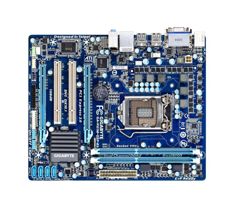 GA-H61M-D2P-B3 Gigabyte Socket LGA1155 Intel H61 Express Chipset micro-ATX Motherboard