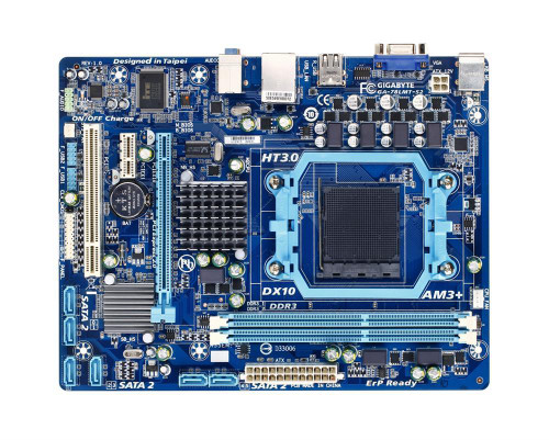 GA-MA78LMT-S2-A1 Gigabyte Socket AM3 AMD 760G + SB710 Chipset AMD Phenom II / AMD Athlon Processors Support DDR3 2x DIMM 4x SATA 3.0Gb/s Micro-ATX Motherboard