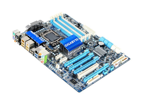 GA-X58A-UD5 Gigabyte Socket LGA 1366 Intel X58 + ICH10R Chipset Core i7 Series Processors Support DDR3 6x DIMM 6x SATA 3.0Gb/s ATX Motherboard (