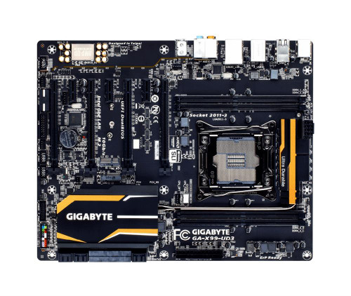 Gigabyte GA-X99-UD3 LGA 2011-3 Intel X99 Motherboard DDR4 SATA - Compatible with Xeon E5/Core i7 - Server Motherboard