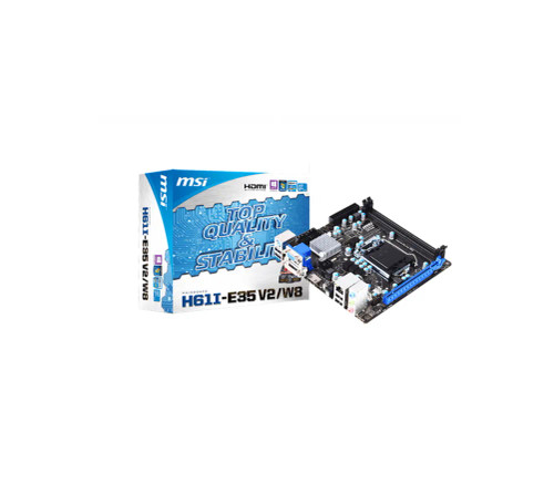 H61I-E35-V2/W8 - MSI LGA 1155 H61 DDR3 Mini-ITX Motherboard