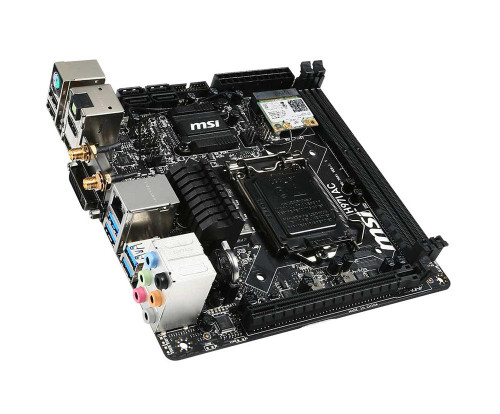 H97I AC MSI Socket LGA 1150 Intel H97 Chipset 4th/5th Generation Core i7 / i5 / i3 / Pentium / Celeron Processors Support DDR3 2x DIMM 4x SATA 6.0Gb/s Mini-ITX Motherboard