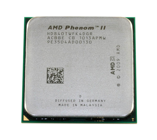 HD840TWFK4DGR - AMD Phenom II X4 840T 2.90GHz Processor