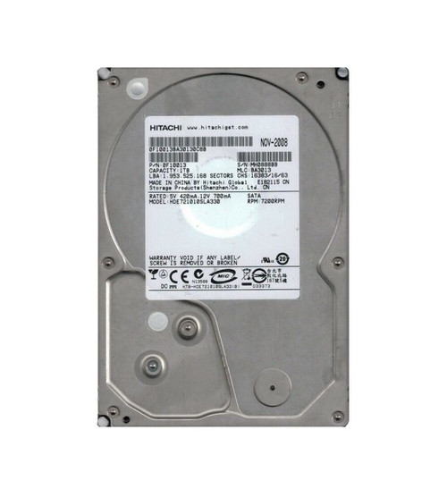 HDE721010SLA330 - Hitachi 1TB 7200RPM SATA 3Gb/s 3.5" HDD