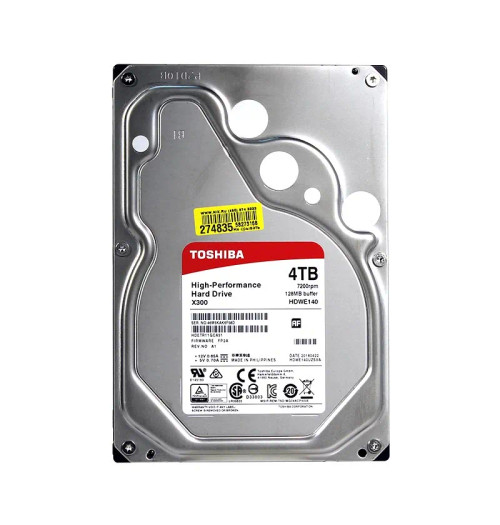 HDWE140EZSTA - TOSHIBA 4TB 7200RPM SATA 6Gb 128MB 3.5" HDD