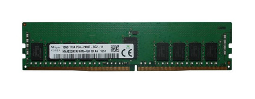 HMA82GR7AFR4N-UHTD - Hynix 16GB PC4-19200 DDR4-2400MHz Registered ECC CL17 288-Pin DIMM 1.2V Single Rank Memory Module