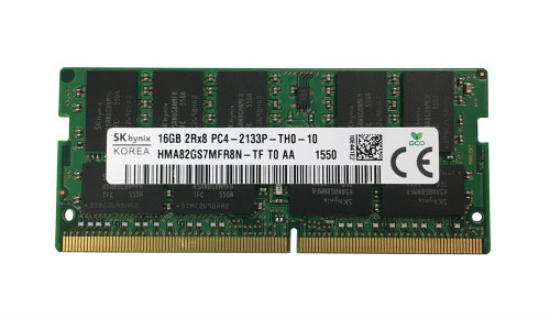 HMA82GS7MFR8N-TFT0 - Hynix 16GB PC4-17000 DDR4-2133MHz ECC Unbuffered CL15 260-Pin SoDimm 1.2V Dual Rank Memory Module