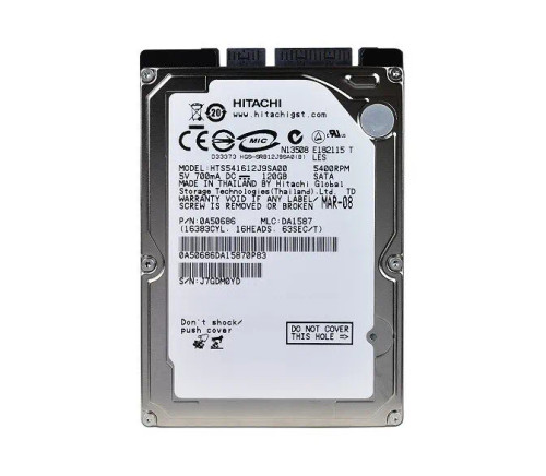 HTS541612J9SA00 - Hitachi 120GB 5400RPM SATA 2.5" 8MB HDD