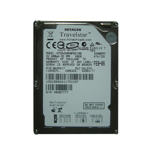 Hitachi HTS548080M9AT00 Buy Laptop Hard Drive Top Deals
