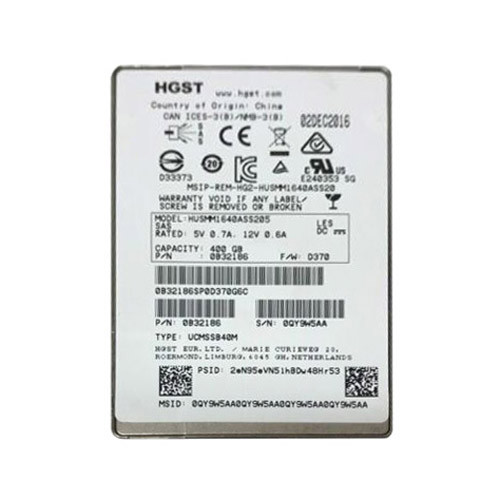 HUSMM1640ASS205 - Hitachi 400GB SAS 12Gb/s 2.5" MLC SSD