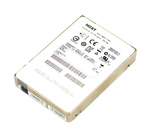 HGST Hitachi Ultrastar SSD1000MR 1TB MLC SAS 12Gbps Read Intensive TCG Encryption 2.5 SSD for Servers