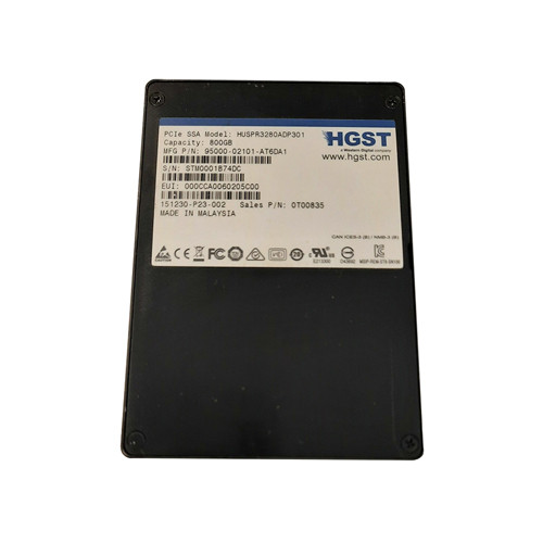 HUSPR3280ADP301 - HGST 800GB NVMe PCIe 3.0 x4 2.5" SSD
