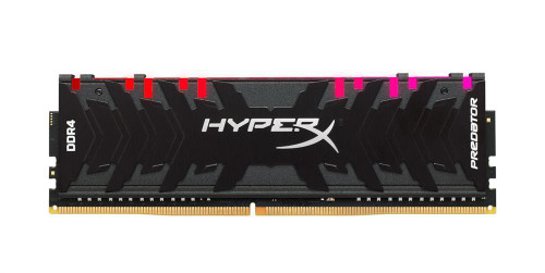 HX430C15PB3A/16 Kingston XMP HyperX Predator RGB 16GB 3000MHz PC4-24000 DDR4-3000MHz non-ECC Unbuffered CL15 288-Pin DIMM 1.35V Memory