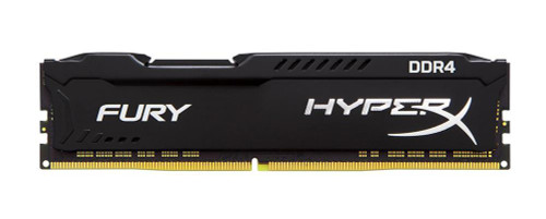 HX434C19FB2/8 Kingston HyperX Fury Black 8GB PC4-27700 DDR4-3466MHz non-ECC Unbuffered CL19 (19-23-23) 288-Pin DIMM 1.2V Memory ModuleHX434C19FB2/8