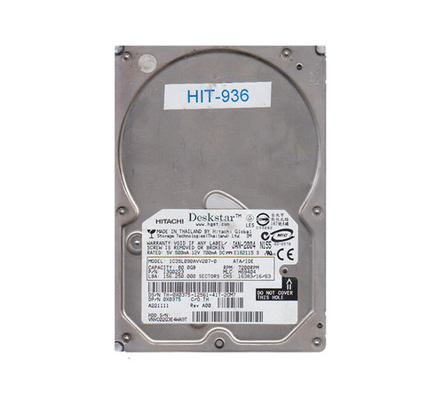 IC35L090AVV207-0 - IBM 80GB 7200RPM IDE ATA/100 2MB 3.5" HDD
