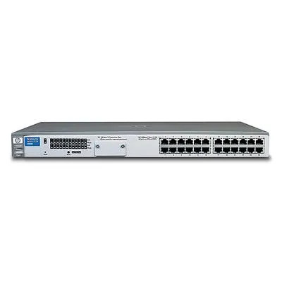 J4868A - HP 24-Port 10/100 RJ-45 1U Layer 2 Network Switch