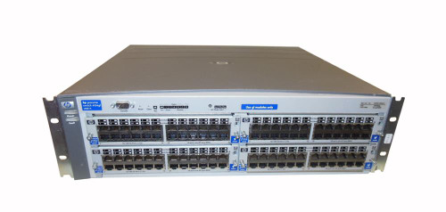 J4887A - HP ProCurve Switch 4104GL 4-Ports DB-9 Ethernet 4 Open Module Slot Chassis support Power Supply