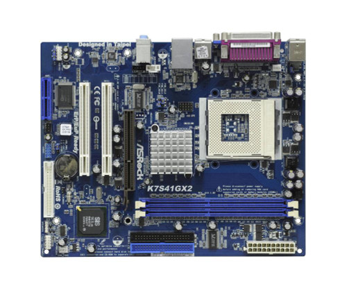 ASRock K7S41GX2 Socket A Motherboard DDR Micro-ATX SiS 741GX + 963L Chipset AMD Sempron Athlon Duron Compatible Servers
