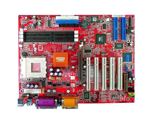 K7T266PRO2A MSI K7T266 PRO2-A Socket A VIA Apollo KT266A Chipset AMD Athlon 64/ Athlon/ AMD Duron Processors Support DDR 3x DIMM 2x ATA-133 ATX Motherboard