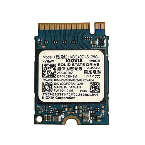 KBG40ZNS128G - TOSHIBA 128GB NVMe PCIe 3.0 x4 M.2 2230 SSD