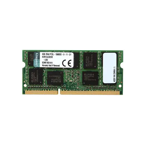 KVR13LSE9/8 - Kingston Technology 8GB DDR3-1333MHz ECC 204-Pin SoDIMM