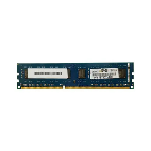 497157-D88 - HP 2GB DDR3-1333 PC3-10600 Non-ECC Unbuffered Memory Module