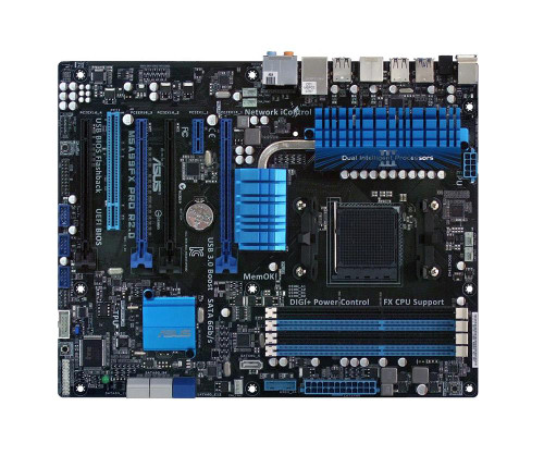 M690891 ASUS Socket AM3+ AMD 990FX + SB950 Chipset AMD FX/ AMD Phenom II/ Athlon II/ AMD Sempron 100 Series DDR3 4x DIMM 5x SATA 6.0Gb/s ATX Motherboard