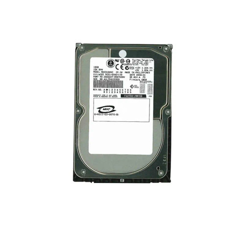 Fujitsu MAS3184NC 18.4GB 15000RPM Ultra320 SCSI 80-Pin 3.5HDD