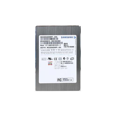 MCCOE64G5MPP-0VA - Samsung 64GB SATA 3Gb/s 2.5" SSD