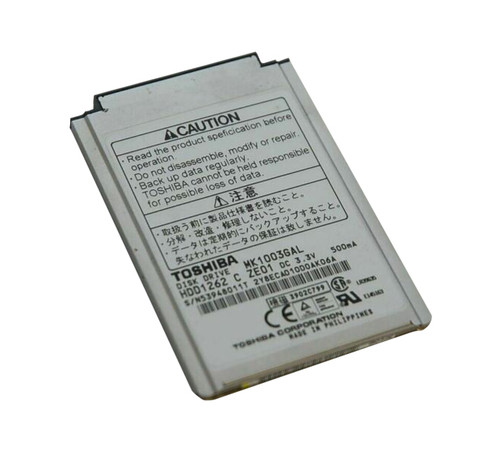 MK1003GAL - TOSHIBA 10GB 4200RPM 1.8" IDE HDD