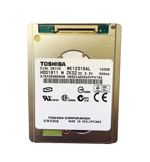 MK1231GAL - TOSHIBA 120GB 4200RPM IDE 1.8" HDD