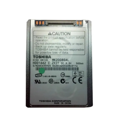 MK2008GAL - TOSHIBA 20GB 4200RPM ATA-100 1.8" HDD