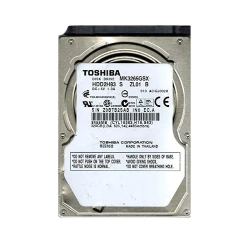 MK3265GSX - Toshiba 320GB 5400RPM SATA 8MB 2.5" HDD