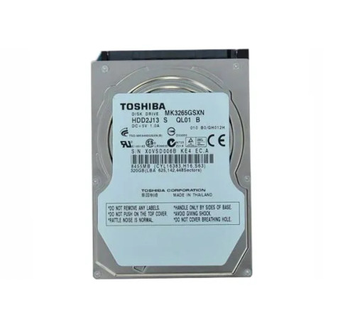 TOSHIBA MK3265GSXN 320GB 5400RPM SATA 3Gbps 2.5Internal HDD