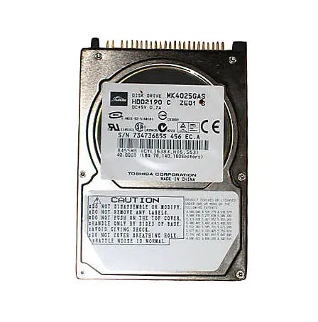 MK4025GAS - Toshiba 40GB 4200RPM IDE 2.5" HDD