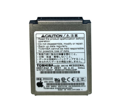 MK5002MAL - TOSHIBA 5GB 4200RPM IDE 1.8" HDD