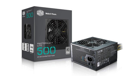 MPX-5001-ACAAW - COOLER MASTER 500W ATX12V 24-Pin 80 Plus Power Supply
