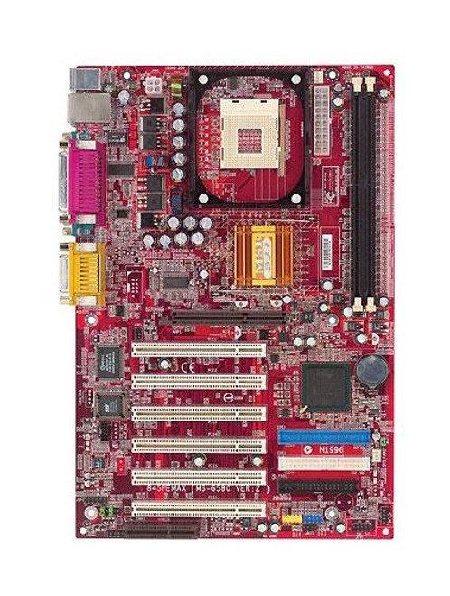 MS-6580 - MSI Socket 478 Intel 845PE Chipset Intel Pentium 4/ Celeron Processors Support DDR 2x DIMM 2x ATA-100 ATX Motherboard