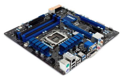 MSI-H77MA-G43 - MSI MS-7756 Socket LGA 1155 Intel H77 Express Chipset DDR3 4x DIMM 2x SATA 6.0Gb/s Micro-ATX Motherboard