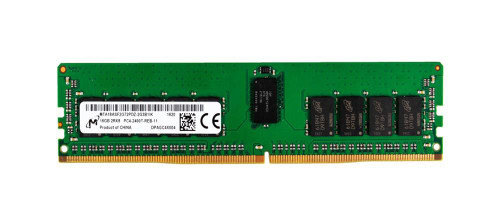 MTA18ASF2G72PDZ-2G3B1IK - Micron 16GB PC4-19200 DDR4-2400MHz Registered ECC CL17 288-Pin DIMM 1.2V Dual Rank Memory Module