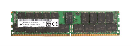 MTA36ASF4G72PZ-2G3B1IG - Micron 32GB PC4-19200 DDR4-2400MHz Registered ECC CL17 288-Pin DIMM 1.2V Dual Rank Memory Module