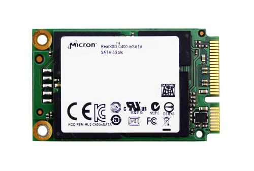 Micron RealSSD C400 64GB MLC SATA 6Gbps mSATA Internal Solid State Drive - Compatible with laptops and tablets